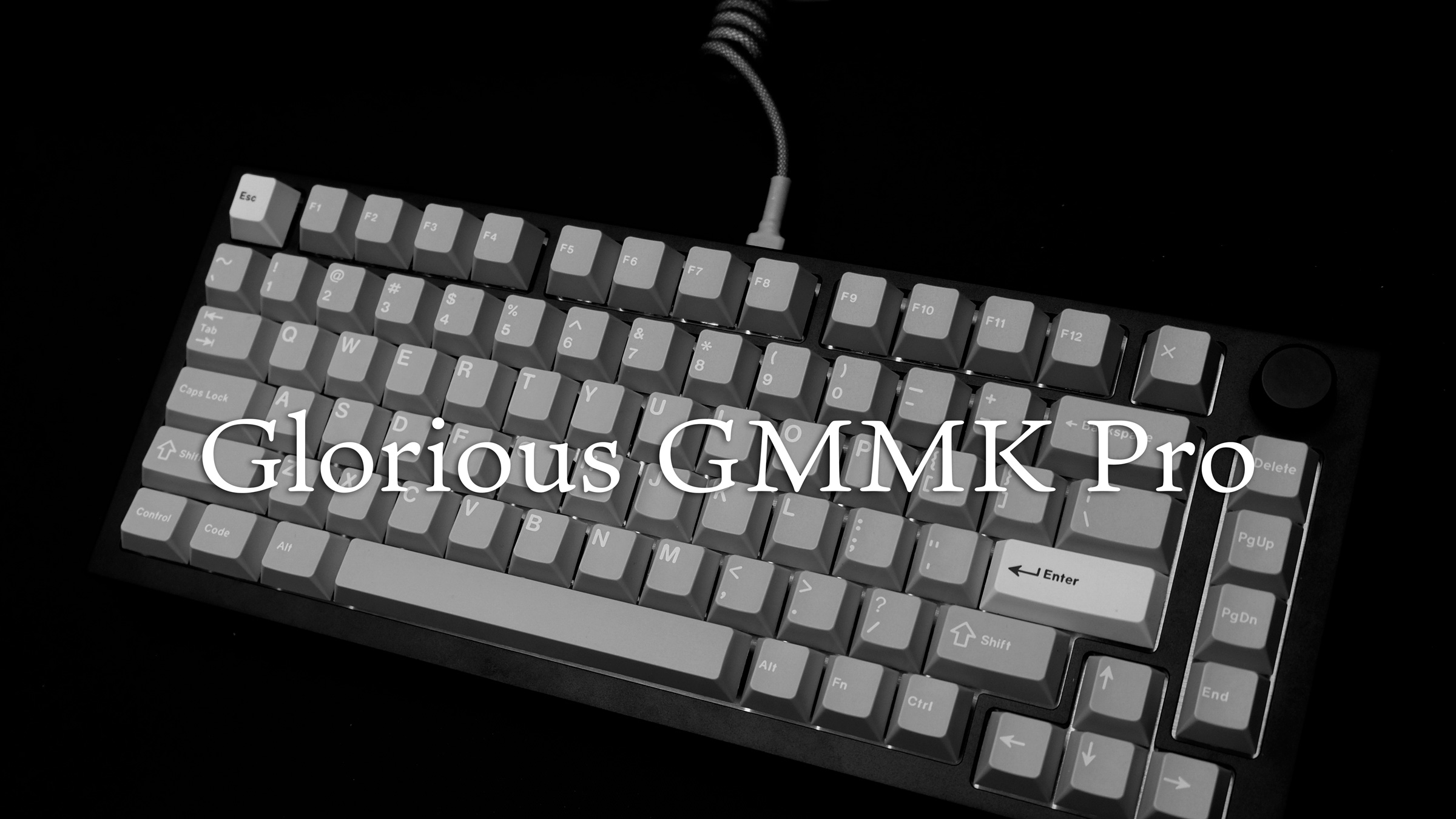 GMMK Pro + ポリカーボネートプレート　自作キーボード PC周辺機器 【最安値に挑戦】